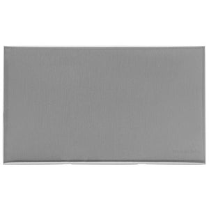 Winchester Range Satin Chrome Switches & Sockets, W03 - Double Blank Plate by Heritage Brass By M-Marcus