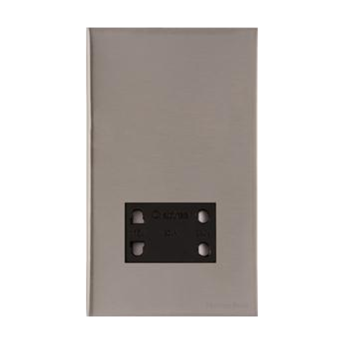 Winchester Range Satin Nickel Switches & Sockets, W05 - Shaver Socket Output Voltage 110/240V by Heritage Brass By M-Marcus