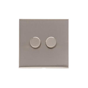 Winchester Range Satin Nickel Switches & Sockets, W05 - 2G Multi Location Primary Dimmer by Heritage Brass By M-Marcus