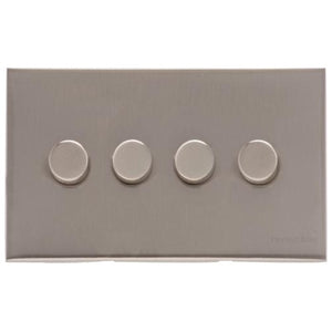 Winchester Range Satin Nickel Switches & Sockets, W05 - 4G Multi Location Primary Dimmer by Heritage Brass By M-Marcus