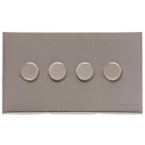 Winchester Range Satin Nickel Switches & Sockets, W05 - 4G Multi Location Primary Dimmer by Heritage Brass By M-Marcus