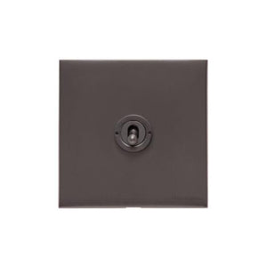 Windsor Range Matt Bronze Switches & Sockets, WN9 - 1 Gang Intermediate Toggle Switch by Heritage Brass By M-Marcus