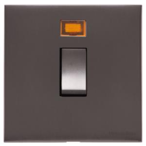 Winchester Range - Matt Bronze - 20 Amp DP Switch with Neon