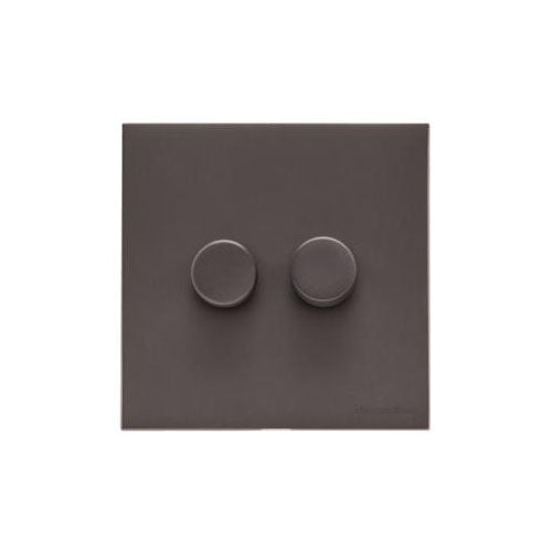 Winchester Range Matt Bronze Switches & Sockets, W09 - 2G Multi Location Primary Dimmer by Heritage Brass By M-Marcus