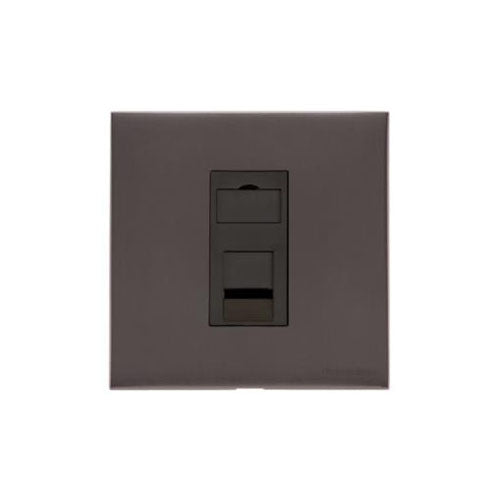 Winchester Range Matt Bronze Switches & Sockets, W09 - 1 Gang RJ45 by Heritage Brass By M-Marcus