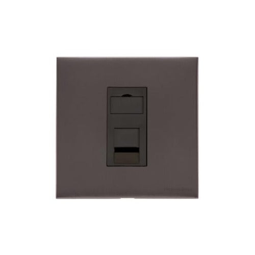 Winchester Range Matt Bronze Switches & Sockets, W09 - 1 Gang RJ45 by Heritage Brass By M-Marcus
