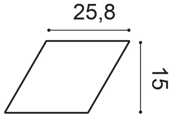 W100 ROMBUS Orac 3D Wall Panel