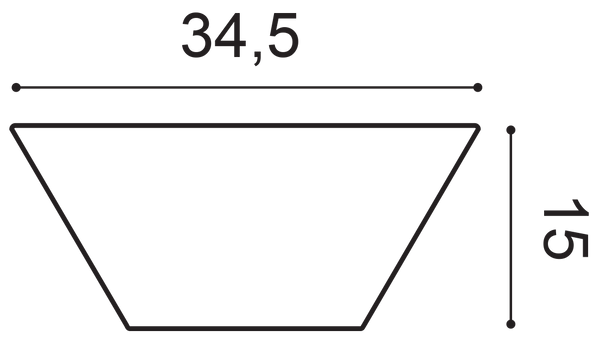 W101 TRAPEZIUM Orac 3D Wall Panel
