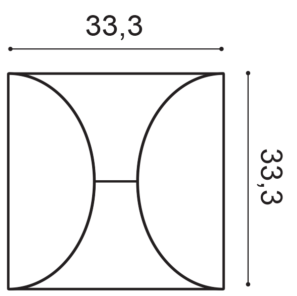 W107 CIRCLE Orac 3D Wall Panel