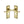 Edwardian Door Handle on Plate by M Marcus - Heritage Brass