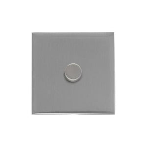 Winchester Range Satin Chrome Silk Switches & Sockets, W35 - 1G Multi Location Secondary Dimmer by Heritage Brass By M-Marcus