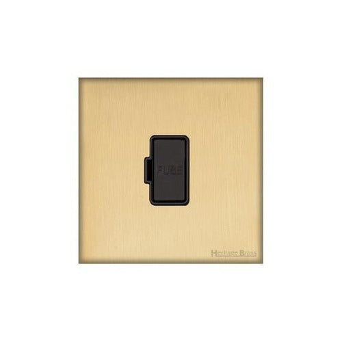 Windsor Range Matt Brass Switches & Sockets, WN40 - Switched Spur (13 Amp) by Heritage Brass By M-Marcus
