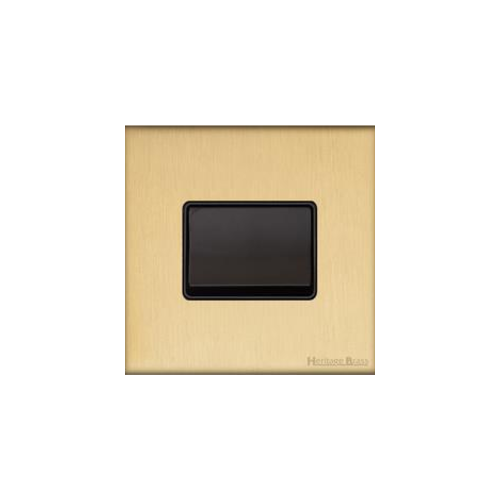 Windsor Range Matt Brass Switches & Sockets, WN40 - 6A Triple Pole Fan Isolator Switch by Heritage Brass By M-Marcus