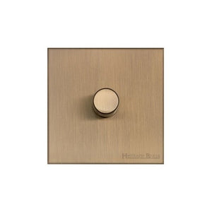 Winchester Range Antique Brass Switches & Sockets, W91 - 1G Multi Location Primary Dimmer by Heritage Brass By M-Marcus