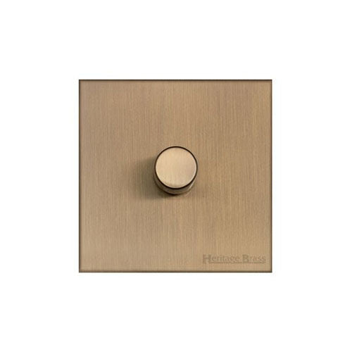 Winchester Range Antique Brass Switches & Sockets, W91 - 1G Multi Location Primary Dimmer by Heritage Brass By M-Marcus