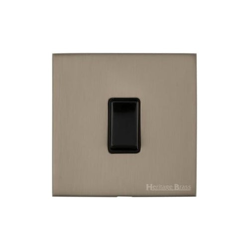 Windsor Range Aged Pewter Switches & Sockets, WAP - 20A Double Pole Switch by Heritage Brass By M-Marcus