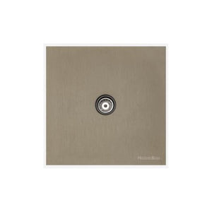 Windsor Range Aged Pewter Switches & Sockets, WAP - 1 Gang Non-Isolated TV Coaxial Socket by Heritage Brass By M-Marcus