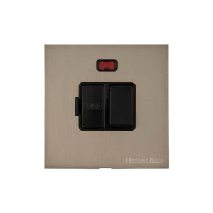 Windsor Range Aged Pewter Switches & Sockets, WAP - Switched Spur with Neon (13 Amp) by Heritage Brass By M-Marcus