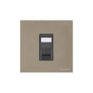 Windsor Range Aged Pewter Switches & Sockets, WAP - 1 Gang CAT6 by Heritage Brass By M-Marcus