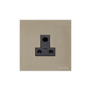 Windsor Range Aged Pewter Switches & Sockets, WAP - 5 Amp 3 Round Pin Socket by Heritage Brass By M-Marcus