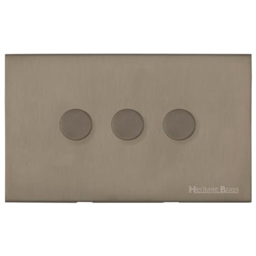 Windsor Range Aged Pewter Switches & Sockets, WAP - 3G Multi Location Secondary Dimmer by Heritage Brass By M-Marcus