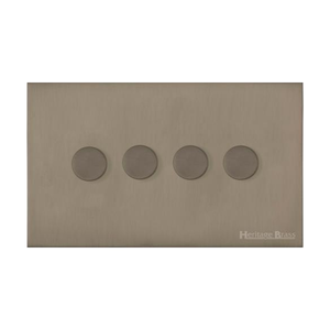 Windsor Range Aged Pewter Switches & Sockets, WAP - 4G Multi Location Secondary Dimmer by Heritage Brass By M-Marcus