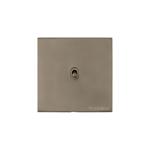 Windsor Range Aged Pewter Switches & Sockets, WAP - 1 Gang Dimming Stockholm Toggle by Heritage Brass By M-Marcus
