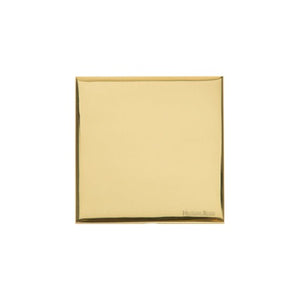 Windsor Range Polished Brass Switches & Sockets, WN1 - Single Blank Plate by Heritage Brass By M-Marcus