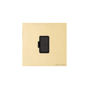 Windsor Range Polished Brass Switches & Sockets, WN1 - Unswitched Spur (13 Amp) by Heritage Brass By M-Marcus