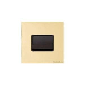 Windsor Range Polished Brass Switches & Sockets, WN1 - 6A Triple Pole Fan Isolator Switch by Heritage Brass By M-Marcus