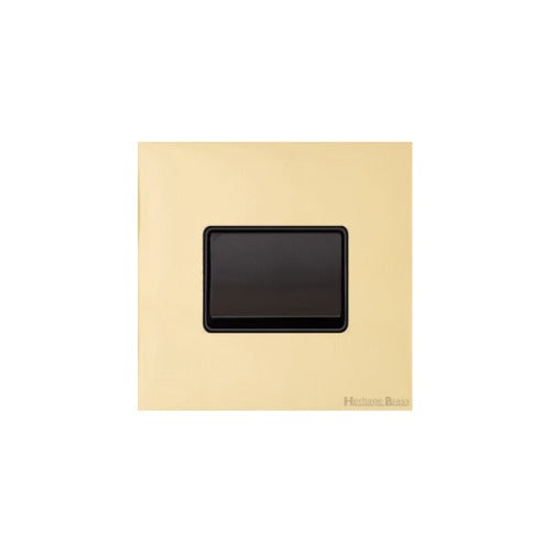 Windsor Range Polished Brass Switches & Sockets, WN1 - 6A Triple Pole Fan Isolator Switch by Heritage Brass By M-Marcus