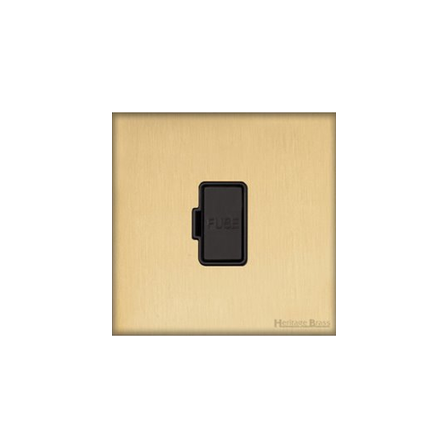 Windsor Range Satin Brass Switches & Sockets, WN44 - Unswitched Spur (13 Amp) by Heritage Brass By M-Marcus