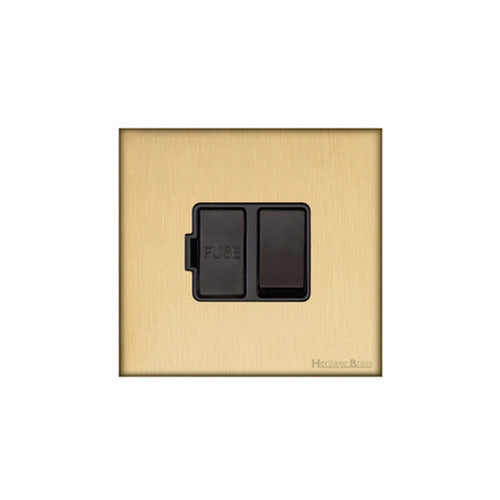 Windsor Range Satin Brass Switches & Sockets, WN44 - Switched Spur (13 Amp) by Heritage Brass By M-Marcus