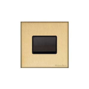 Windsor Range Matt Brass Switches & Sockets, WN40 - 6A Triple Pole Fan Isolator Switch by Heritage Brass By M-Marcus