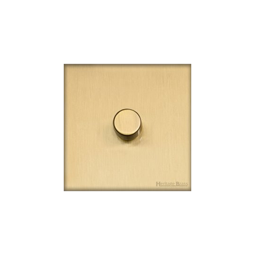 Windsor Range Satin Brass Switches & Sockets, WN44 - 1G Multi Location Secondary Dimmer by Heritage Brass By M-Marcus