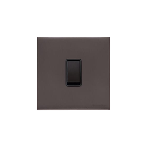 Windsor Range Matt Bronze Switches & Sockets, WN9 - 1 Gang Intermediate Rocker Switch by Heritage Brass By M-Marcus