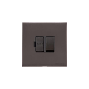 Windsor Range Satin Nickel Switches & Sockets, WN5 - Switched Spur (13 Amp) by Heritage Brass By M-Marcus