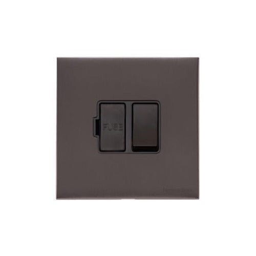 Windsor Range Satin Nickel Switches & Sockets, WN5 - Switched Spur (13 Amp) by Heritage Brass By M-Marcus