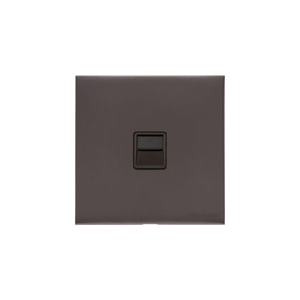 Windsor Range Matt Bronze Switches & Sockets, WN9 - 1 Gang Master Line Socket by Heritage Brass By M-Marcus