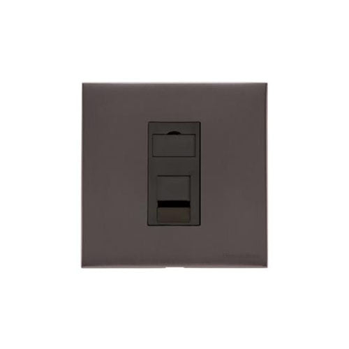 Windsor Range Dark Antique Bronze Switches & Sockets WN95 - 1 Gang CAT6 by Heritage Brass By M-Marcus