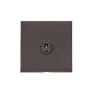 Windsor Range Matt Bronze Switches & Sockets, WN9 - 1 Gang Intermediate Toggle Switch by Heritage Brass By M-Marcus