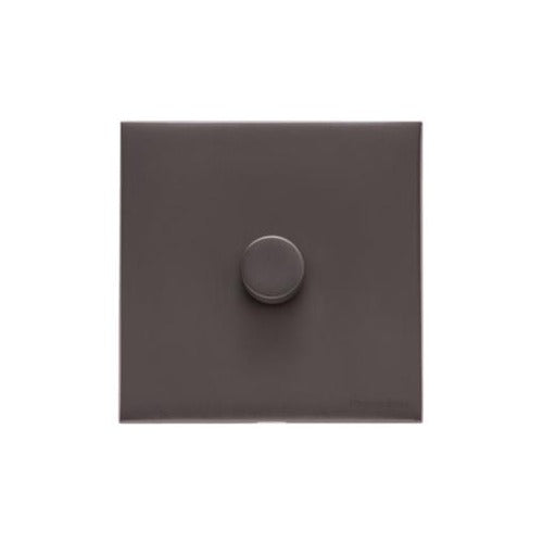 Windsor Range Satin Nickel Switches & Sockets, WN5 - 1 Gang Dimmer 400 watts (Compatible with halogen/ incandescent bulbs) by Heritage Brass By M-Marcus