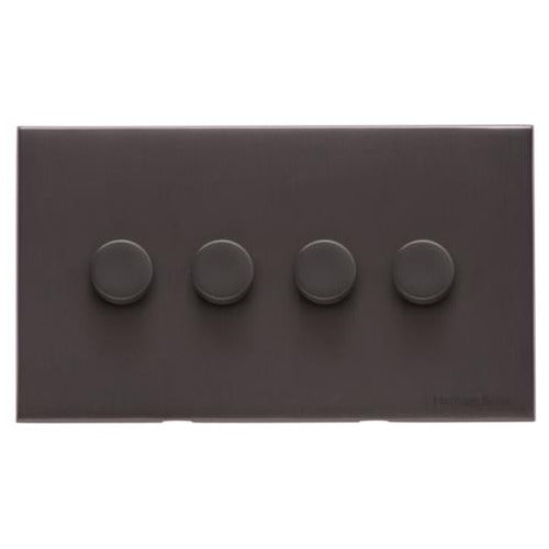 Windsor Range Matt Bronze Switches & Sockets, WN9 - 4G Multi Location Primary Dimmer by Heritage Brass By M-Marcus
