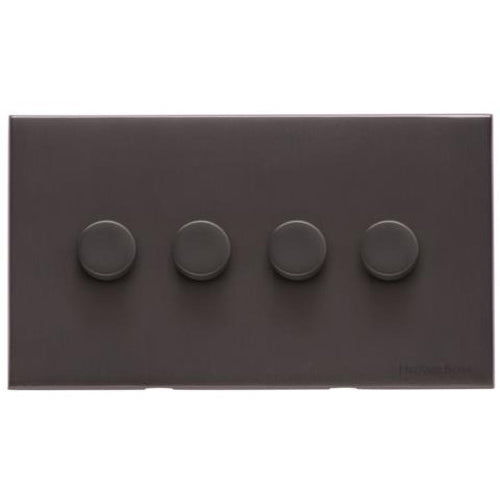 Windsor Range Matt Bronze Switches & Sockets, WN9 - 4G Multi Location Primary Dimmer by Heritage Brass By M-Marcus