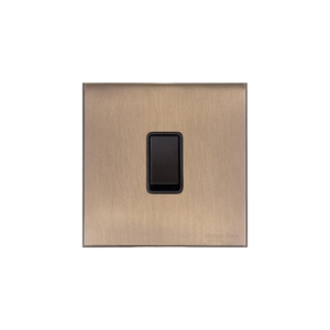 Windsor Range Matt Antique Brass Switches & Sockets, WN92 - 20A Double Pole Switch by Heritage Brass By M-Marcus