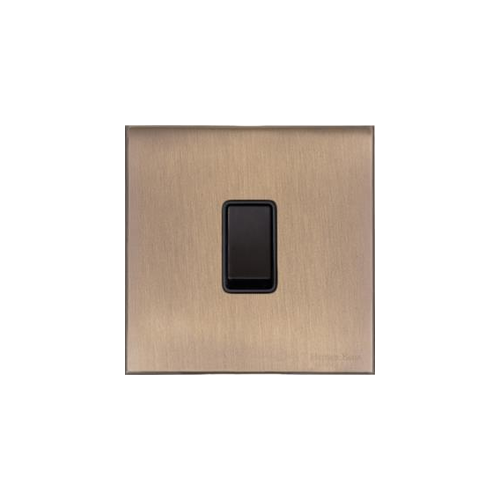 Windsor Range Matt Antique Brass Switches & Sockets, WN92 - 20A Double Pole Switch by Heritage Brass By M-Marcus