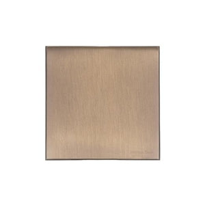 Windsor Range Matt Antique Brass Switches & Sockets, WN92 - Single Blank Plate by Heritage Brass By M-Marcus