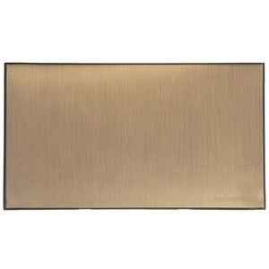 Windsor Range Antique Brass Switches & Sockets, WN91 - Double Blank Plate by Heritage Brass By M-Marcus