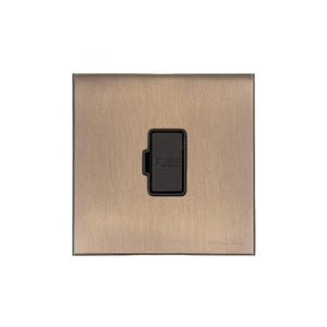 Windsor Range Antique Brass Switches & Sockets, WN91 - Unswitched Spur (13 Amp) by Heritage Brass By M-Marcus
