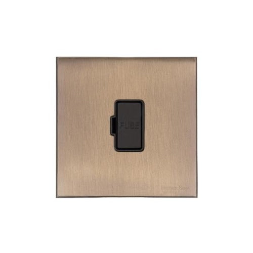 Windsor Range Antique Brass Switches & Sockets, WN91 - Unswitched Spur (13 Amp) by Heritage Brass By M-Marcus